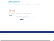 Tablet Screenshot of marinelineslip.com